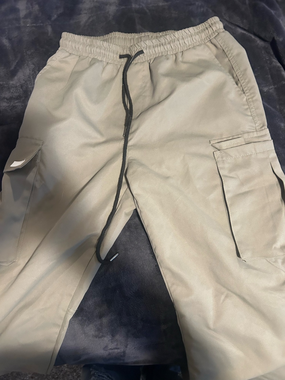 SHEIN Beige Women's Cargo Trench Jogger Pants